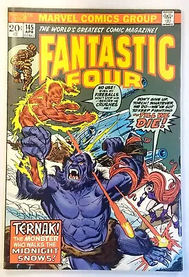 Buy Fantastic Four #145 Marvel Comics 1974 VF- 7.5 Combined Shipping 1st App. Ternak • 18.49£