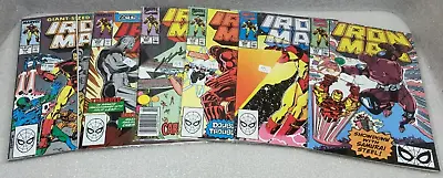 Buy Invincible Iron Man Lot Of 6 Comics: #244, 252, 253 (newsstand), 255, 256, 257 • 7.91£