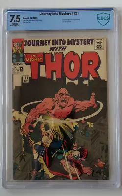 Buy Journey Into Mystery (thor) # 121 Cbcs 7.5 • 125£