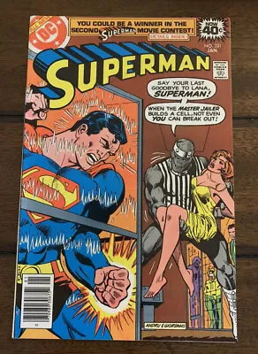 Buy DC Comics Superman #331 1979 Bronze Age 1st Master Jailer • 5.52£