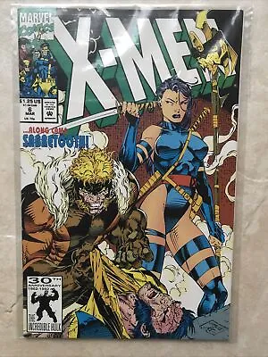 Buy X-Men Issue 6 1st Birdy Appearance Wolverine Sabretooth J Lee Marvel Comics 1992 • 12£