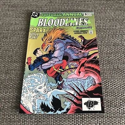 Buy Bloodlines Adventures Of Superman Annual #5 1993 DC Comics • 3£