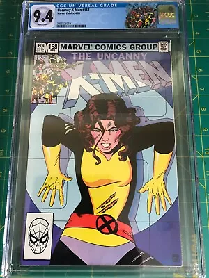 Buy Uncanny X-Men 168 CGC 9.4 WP 1983 Marvel 1st Madeline Pryor Lockheed Custom  • 75.20£