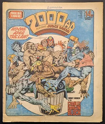 Buy 2000 AD Comic - Prog #184 (1 Nov 1980) Judge Dredd • 1.99£