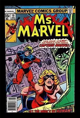 Buy  Ms Marvel #19 Aug 1978 1st Meeting Captain Marvel Vs Ronan The Accuser  NM • 20.01£