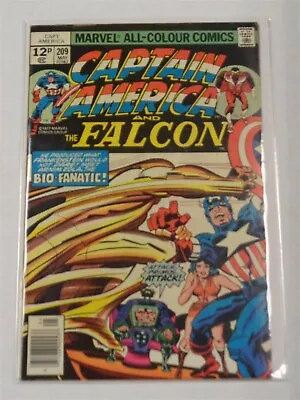 Buy Captain America #209 Fn- (5.5) Marvel Comics Jack Kirby May 1977 • 6.99£