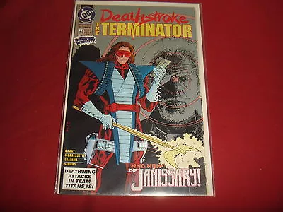 Buy DEATHSTROKE THE TERMINATOR Vol.1  #23 - Teen Titans Spin-off Title DC Comics NM • 1.99£