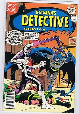 Buy Batman's Detective Comics 468 4.0 4.5 Marshal Rogers Wk8 • 10.28£