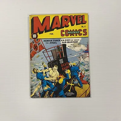 Buy Flashback #26 Reprints Marvel Mystery Comics #4 1974 FN Golden Age • 60£