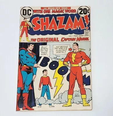 Buy Shazam #1 Beck Cover 1st Captain Marvel Captain Marvel Jr Mary Superman 1973 DC • 27.98£