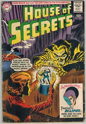 Buy House Of Secrets 61 1st Appearance Of Eclipso!   G/VG  1963 DC Comic • 238.29£
