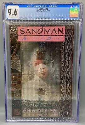 Buy Sandman: Master Of Dreams #5 (1989) - DC/Vertigo Comics - CGC Graded 9.6 • 79.44£