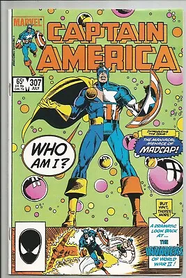 Buy Captain America #307 VF Marvel 1985 1st App Madcap • 31.53£