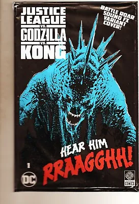 Buy DC Sealed JLA Vs Godzilla Vs Kong 1 Roar Sound FX Comic High Grade NM 9.2 2023 • 14.99£