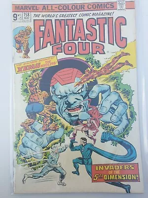 Buy Fantastic Four #158. (Marvel Comics 1975) VG+ Condition Bronze Age Classic. Xemu • 0.99£