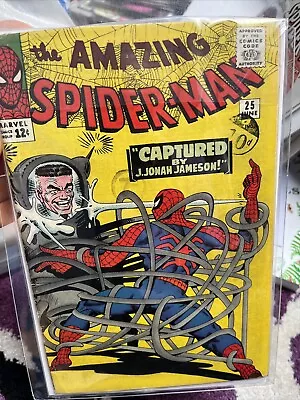 Buy The Amazing Spider-man #25 ***1st App Mj Watson, Spencer Smythe*** (grade Vf+) • 300£