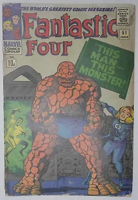 Buy Fantastic Four #51 Marvel Comics (1966) • 29.95£