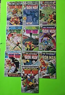Buy Iron Man #151-160 ALL NEWSTANDS 1981 V1 AVG COND IS FINE SEE PICTURES BRONZE ERA • 23.68£