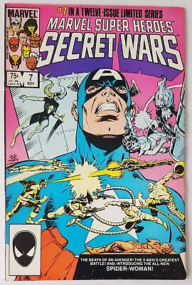 Buy Marvel Superheroes Secret Wars #7, Marvel Comics 1984, 1st App New Spider-woman • 20.99£