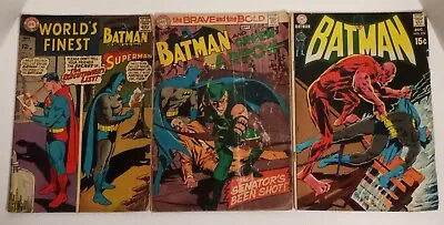 Buy DC Comics - Batman Lot Of 3- No. 171, 85 & 224- Silver - 1967-70 • 12.01£