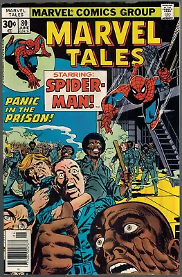 Buy Marvel Tales 80  Panic In The Prison!  (rep Amazing Spider-Man 99)  1977 F/VF • 6.39£