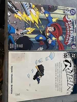 Buy Dc #1 Superman Adventures Comic Nov ‘96 & DC Genesis Robin #46 Comic Vintage Dc • 8.99£