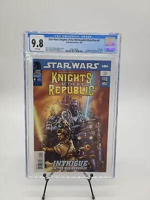 Buy Cgc 9.8 Star Wars Knights Of The Old Republic / Rebellion #0 1st App Squint Flip • 94.56£