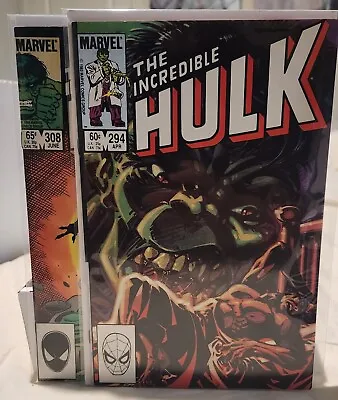 Buy 2 Vintage Incredible Hulk Comics. 294 & 308 • 10.05£