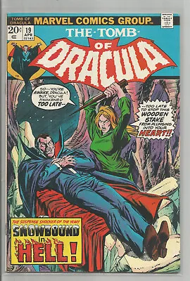 Buy Tomb Of Dracula # 19 * Blade Revealed To Have Vampire Blood! * Marvel  * 1974 • 33.91£