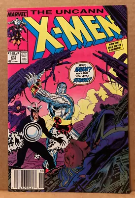 Buy Uncanny X-Men #248 (1989, Marvel) Newsstand 1st Jim Lee Work On X-Men • 8.04£