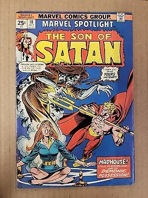 Buy Marvel Spotlight # 18 -Son Of Satan, 1st Allatou MVS INTACT. J12 • 11.85£