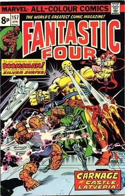 Buy Fantastic Four (1961) # 157 UK Price (6.0-FN) Dr. Doom, Silver Surfer 1975 • 10.80£