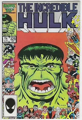 Buy INCREDIBLE HULK 325 NM 1986 SHIELD DIRECT ISSUE 1962 1st SERIES LB3 • 4.80£