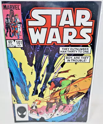 Buy Star Wars #101 Bill Sienkiewicz Cover Art *1985* Marvel Low Print 9.2* • 15.18£