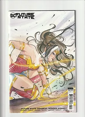 Buy Future State Immortal Wonder Woman #1 Peach Momoko Cardstock Variant Cover NM • 8£