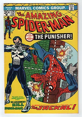 Buy Key Marvel 1974 AMAZING SPIDER-MAN No. 129 FN/VF 7.0 1st Punisher Raw Unrestored • 1,378.34£