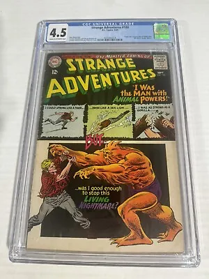 Buy Strange Adventures #180 CGC 4.5 1965 1st Appearance App And Origin Of Animal Man • 236.53£