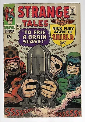 Buy STRANGE TALES #143 Marvel, April 1966 VG 4.0 Stan Lee, Jack Kirby, Steve Ditko • 6.35£