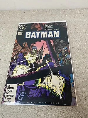 Buy BATMAN 406. Year One, Part 3. DC Comics Frank Miller, David Mazzucchelli. 1986. • 10£