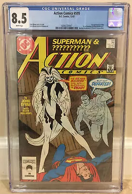 Buy Action Comics #595 Cgc 8.5 1st Appearance Of Silver Banshee Martian Manhunter  • 39.58£