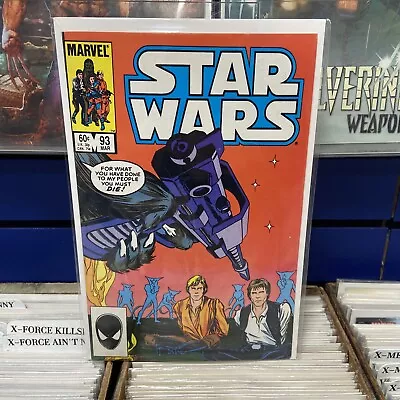 Buy STAR WARS #93 VF MARVEL COMICS 1985 FIRST PRINT Han Solo LUKE SKYWALKER ROTJ • 11.24£
