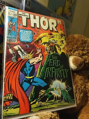 Buy Thor 188 - Fn - Loki The End Of Infinity - Pence Variant - Stan Lee John Buscema • 39.99£