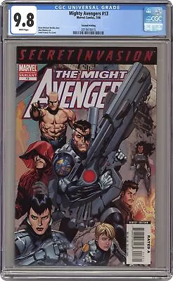 Buy Mighty Avengers #13B Yu Variant 2nd Printing CGC 9.8 2008 2019418015 • 138.84£