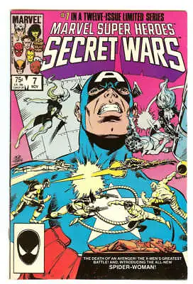Buy Marvel Super Heroes Secret Wars #7 6.0 // 1st New Spider-woman Marvel 1984 • 26.82£
