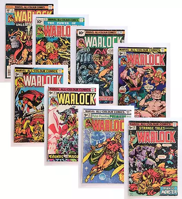 Buy Strange Tales #181 Warlock #9 10 11 12 13 14 15 (8 Comic Run) 1975-1976 Marvel • 25£