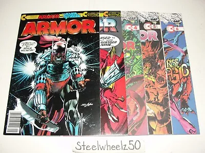Buy Armor 5 Comic Lot Continuity 1985 #1 2 1993 #4 5 6 Silver Streak Neal Adams RARE • 11.82£