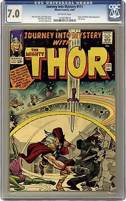 Buy Thor Journey Into Mystery #111 CGC 7.0 1964 1176018014 • 148.65£