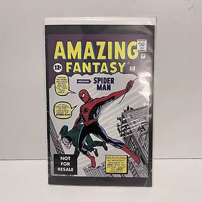 Buy Amazing Fantasy 15 Introducing Spider-Man - Not For Resale Reprint Marvel Comics • 9.99£
