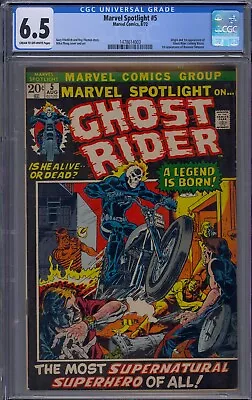 Buy Marvel Spotlight #5 Cgc 6.5 1st Ghost Rider Roxanne Simpson Mike Ploog • 1,108.51£