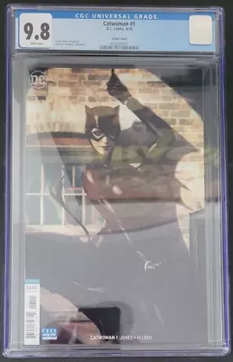 Buy Catwoman #1 Cgc 9.8 Graded Dc Comics 2018 Incredible Artgerm Variant Cover • 63.95£